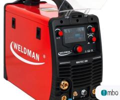 Weldman MIGTEC 200 LCD SYNERGY PAK MIG/TIG/MMA