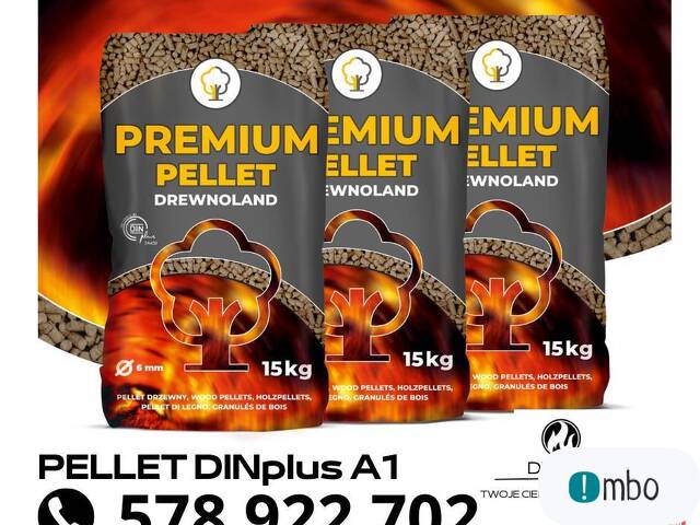 Pellet Premium DINPLUS A1 iglasty-sosnowy 6mm Kamionka - 1