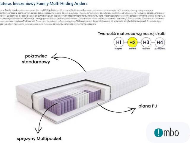 Materac Hilding Anders Family Multi - 160*200 - 1